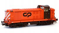 Comboios de Portugal CP #1463 HO Orange Stripes Class EE 1400 Diesel-Electric Locomotive DCC Ready