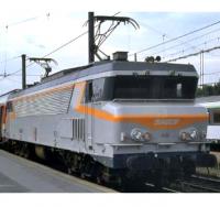 Société nationale des chemins de fer français SNCF #6512 HO Nez Cassé Béton 21000 Class CC 6500 Electric Locomotive DCC & Sound