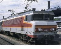 Société nationale des chemins de fer français SNCF #6543 HO Nez Cassé Béton Rouge 21000 Class CC 6500 Electric Locomotive DCC & Sound