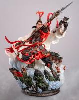 Yang Jian In A Silver Frost Armor Quarter Scale Statue Diorama