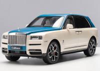 Rolls-Royce RR Cullinan Top Blue & White 1/18 Die-Cast Vehicle