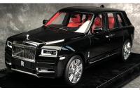 Rolls-Royce RR Cullinan Diamond Black & Red Interior 1/18 Die-Cast Vehicle