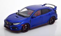 Honda Civic Type-R FK8 2018 Blue 1/18 Die-Cast Vehicle