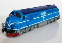 Tågkraft #1042 HO Gammeldanskar Ljusblå Vit Linje Scheme Class TMX (Di 3) Diesel-Electric Locomotive DCC & Sound