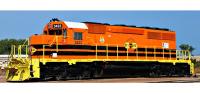 Rapid City, Pierre and Eastern Railroad  RCPE #3465 HO Orange, Black & Yellow Scheme SD40-2 Diesel-Electric Locomotive DCC & Paragon4