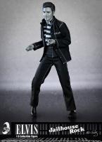 Elvis Aaron Presley In A Black & White Prison Outfit The Jailhouse Rock Legends Sixth Scale Statue