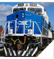 CSX Transportation #3194 HO Pride in Service Law Enforcement Blue Scheme GE ES44AC Diesel-Electric Locomotive DC DCC & Paragon4 Sound & Smoke