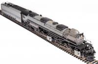 Union Pacific UP #4029 HO BIG BOY Two-Tone Gray Aluminum Wilson Aftercooler Class 4884-2 4-8-8-4 Steam Locomotive & 25-C-400 Coal Tender DC & DCC & Paragon4 Sound & Smoke