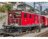 Furka Oberalp Bahn FO #36 H0m Red Grey Scheme Class HGe 4/4 I Old-Time Cogwheel Electric Locomotive DCC & Sound