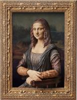 Mona Lisa The Leonardo da Vincis Painting Table Museum figma Figure