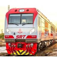State Railway of Thailand (SRT) #5201 การรถไฟแห่งประเทศไทย Red Grey Scheme Class CDA5B1 (QSY) Diesel-Electric Locomotive for Model Railroaders Inspiration