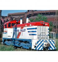 Cuyahoga Valley Railroad CVRY #1284 HO Bicentennial Red White & Blue Scheme 1976 Class EMD SW1200 Yard-Switcher Diesel-Electric Locomotive for Model Railroaders Inspiration