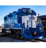 GATX Rail Corporation #2168 GMTX Light Blue White Front Scheme Class GP38-2 Diesel-Electric Road-Swiitcher Locomotive for Model Railroaders Inspiration