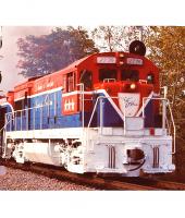 Delaware & Hudson D&H #1776 Bicentennial Spirit Of Freedom Red White & Blue Scheme Class GE U23B Diesel-Electric Road-Swiitcher Locomotive for Model Railroaders Inspiration