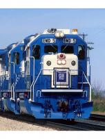 EMDX #EMD 5 Demonstrator White Light Blue Scheme Class EMD GP60 Road Switcher Diesel-Electric Locomotive for Model Railroaders Inspiration