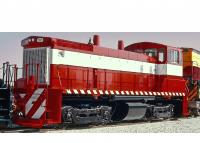 Jefferson Warrior Railroad JEFW #52 Red White Stripe Scheme Class EMD SW1500 Yard-Switcher Diesel-Electric Locomotive for Model Railroaders Inspiration