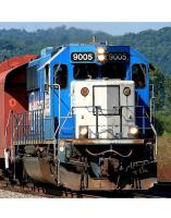 EMDX #9005 Demostrator Light Blue White Front & Stripe Scheme EMD SD60 Diesel-Electric Locomotive for Model Railroaders Inspiration