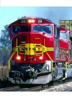 Atchison, Topeka & Santa Fe ATSF #226 HO Warbonnet Silver Yellow Scheme Class SD75M (SD70M) Diesel-Electric Locomotive DCC & Tsunami2 Sound
