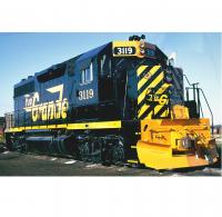 Denver & Rio Grande Western D&RGW #3119 Black Yellow Scheme Class GP40-2 Road-Switcher Diesel-Electric Locomotive for Model Railroaders Inspiration
