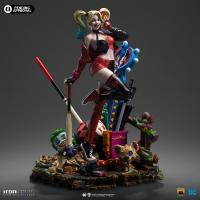 Harley Quinn The DC Comics Gotham City Sirens DELUXE Art Scale 1/10 Statue Diorama