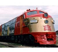 Chicago, Rock Island & Pacific Railroad CRIP #630 HO Rock Island Red Gold Front Scheme Class EMD E6A One-Section Diesel-Electric Locomotive for Model Railroaders Inspiration