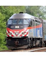 METRA METX #423 Black Blue White Red Orange Front Stripe-Themed Scheme Class MP36PH-3S Diesel-Electric Locomotive for Model Railroaders Inspiration