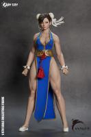 Chun Li In Blue The Fighting Goddess 2.0. Street Fighter Sixth Scale Figure