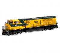 Chicago & North Western CNW #8108 HO Yellow Green Scheme Class SD80MAC Diesel-Electric Locomotive DCC & SoundTraxx