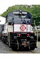 Erie Lackawanna EL #3372 Bluebird Blue Scheme Class GE U34CH Passenger Diesel-Eletric Locomotive for Model Railroaders Inspiration
