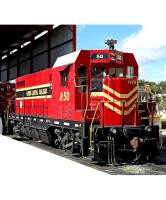 Florida Central Railway FCEN #50 Red Yellow Stripe Scheme CLASS EMD CF7 Road-Switcher Diesel-Electric Locomotive for Model Railroaders Inspiration