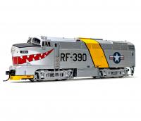 USA Air Force USAF #RF-390 HO Fantasy Silver Yellow Stripe Scheme Class RF-16 Sharknose A-Unit Diesel-Eletric Locomotive DCC & Sound Paragon4