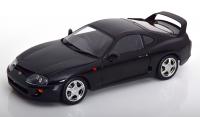 Toyota Supra MK4 (A80) Targa 1993-2002 Black 1/18 Die-Cast Vehicle & Scissor Lift Model