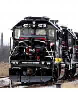 Cando Rail & Terminals CCGX #4024 HO Black White & Red Lettering Scheme Class EMD GP9u Road-Switcher Diesel-Electric Locomotive DCC & LokSound