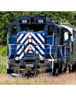 Southern Railway Of British Columbia SRY #128 HO Rail Link Dark Blue Grey Scheme Class EMD GP9u Road-Switcher Diesel-Electric Locomotive DCC & LokSound