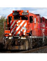 Canadian Pacific CP #8234 HO No Multimark Red Class EMD GP-9u Road-Switcher Diesel-Electric Locomotive DCC & LokSound