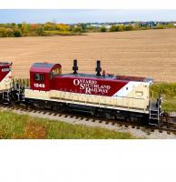 Ontario Southland Railway OSR #1245 Burgundy Ivory Scheme Class EMD SW1200RSm Yard-Switcher Diesel-Electric Locomotive for Model Railroaders Inspiration