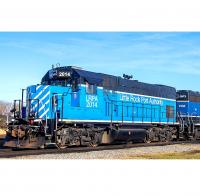 Little Rock Port Authority LRPA #2014 Dark & Light Blue White Stripe Scheme Class GP15-1 Road-Swithcer Diesel-Electric Locomotive for Model Railroaders Inspiration