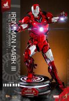Iron Man Mark III In A Red & Chrome Armor Suit The Iron Man Sixth Scale Collectible Figure