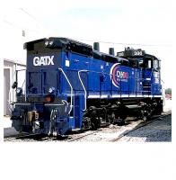 Cando Rail & Terminals CCGX #386 GMTX GATX Dark Blu White & Red Lettering Scheme Class MP15AC Yard-Switcher Diesel-Eletric Locomotive for Model Railroaders Inspiration