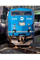 MTA Metro-North Railroad MNCW #206 Slver Blue Front Scheme Class P32AC-DM Commuter Diesel-Electric Locomotive for Model Railroaders Inspiration