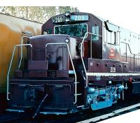 Chicago, Rock Island and Pacific Railroad CRIP #209 PH IV Cab Maroon Blue Truck Scheme Class GE U25B U-Boat First Diesel-Electric Locomotive for Model Railroaders Inspiration