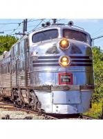 Chicago, Burlington and Quincy CB&Q #9911-A Nebraska Zephyr Express Silver Scheme Class EMD E5 A-Section Diesel-Electric Locomotive for Model Railroaders Inspiration