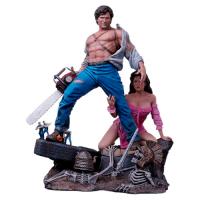 Ash Williams & Sheila The Army of Darkness DELUXE Premier Quarter Scale Statue Diorama