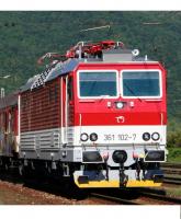 Železničná spoločnosť Slovensko ZSSK #361 129-0 Red White New Scheme Class 361 Electric Locomotive for Model Railroaders Inspiration