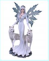 Aura & White Wolves The Fairy Premium Figure Diorama